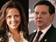 Sara Evans and Tom Delay